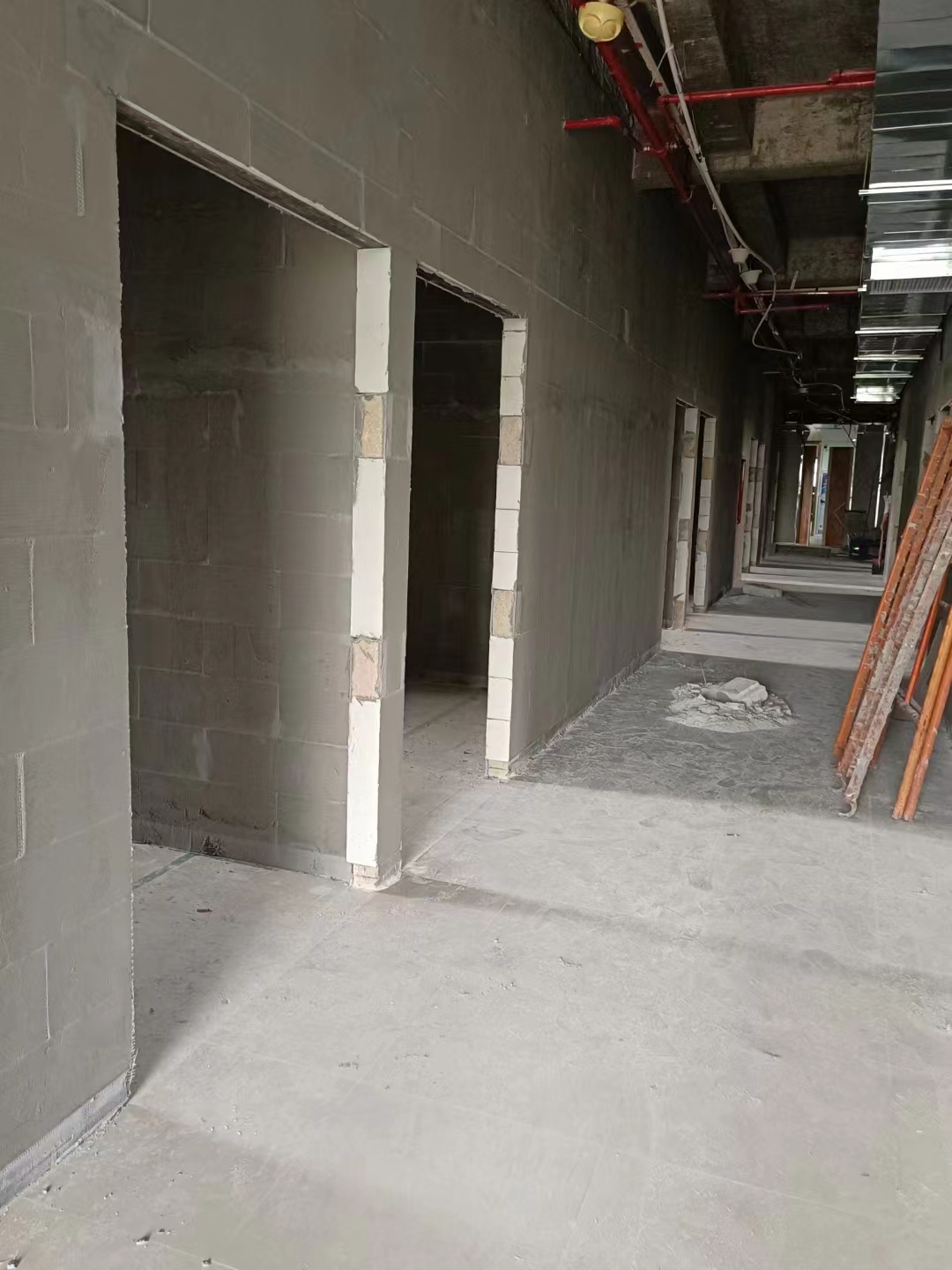 轻质砖隔墙施工现场参考